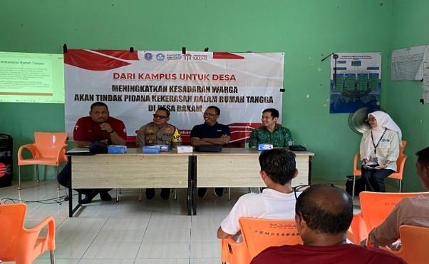 Sosialisasi Meningkatkan Kesadaran Warga Akan Tindak Pidana Kekerasan Dalam Rumah Tangga Di Desa Bakam Kecamatan Bakam, Kabupaten Bangka, Prov. Bangka Belitung